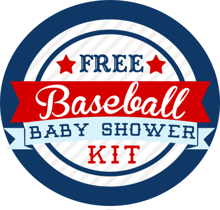 Free Baseball Baby Shower Kit